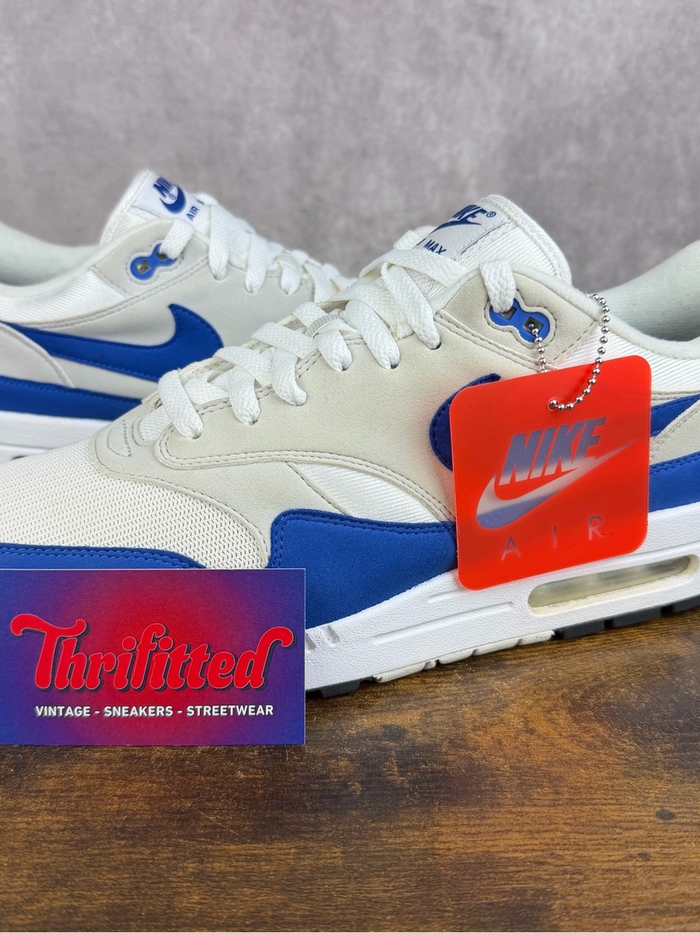 Nike Air Max 1 OG Anniversary Royal 2017 Size 13 908375-102 Men’s Shoes Rare